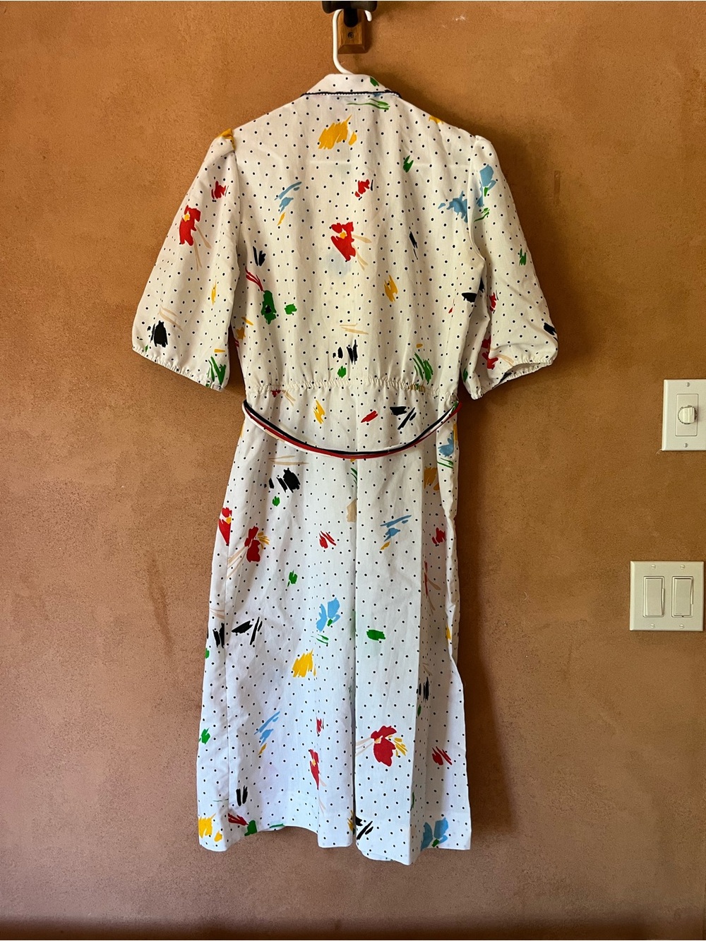 Vintage Leslie Fay retro design dress - Picture 2 of 13
